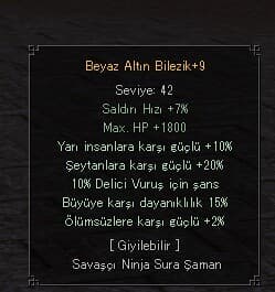 BEYAZ ALTIN BİLEZİK