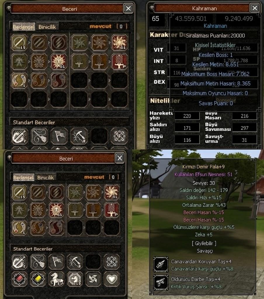 65 LVL HAVA P  FULL İTEMLİ UYGUN HESAP
