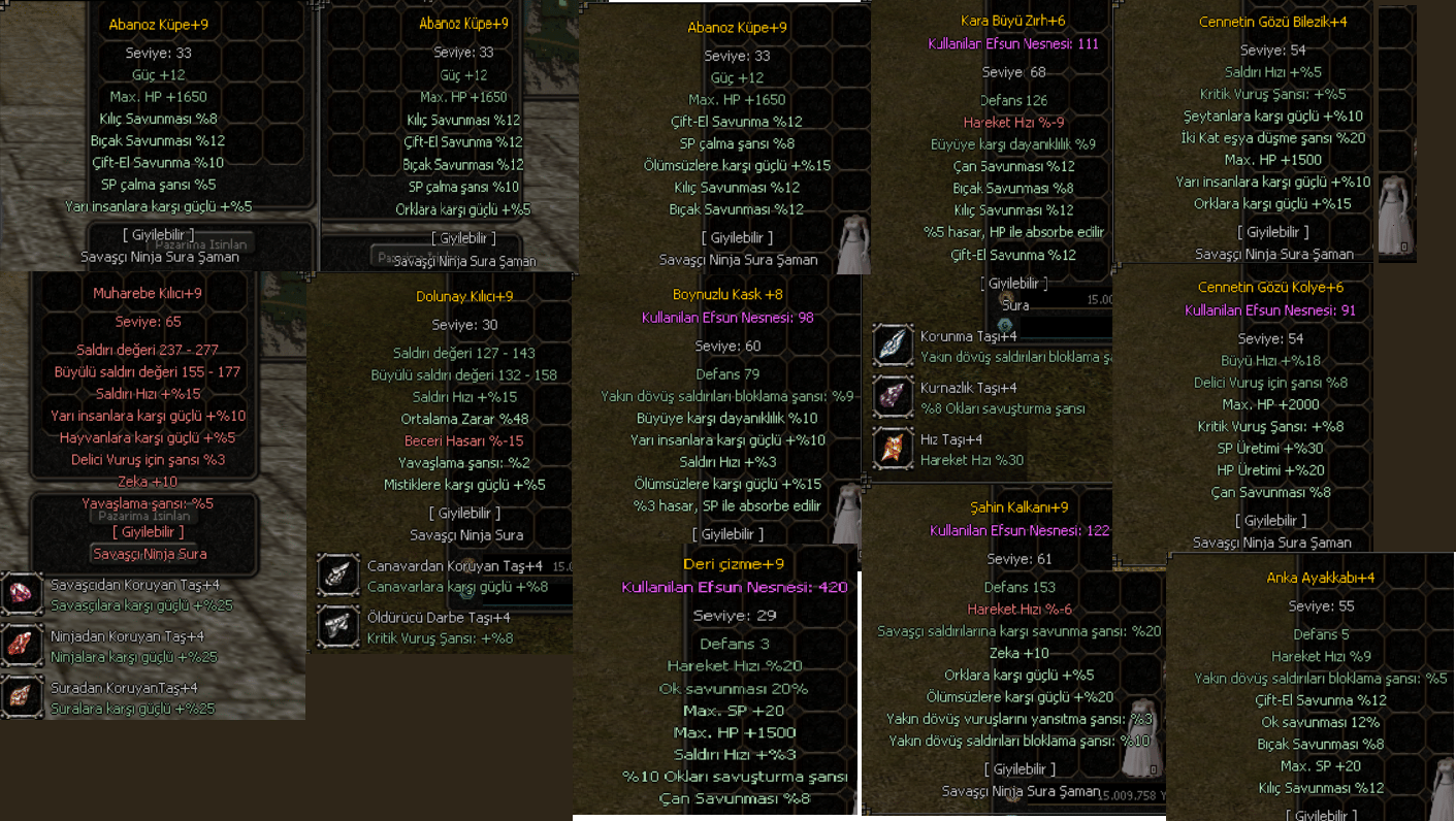 75 LVL FULL ELİT İTEMLİ P Lİ SURA ( DETAY AÇIKLAMADA)