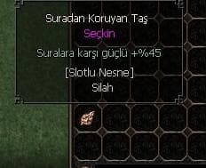 SEÇKİN SURA TAŞI(SELECTIVE SURA STONE)