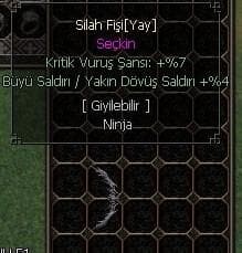 SEÇKİN YAY FİŞİ(ELITE ARROW)