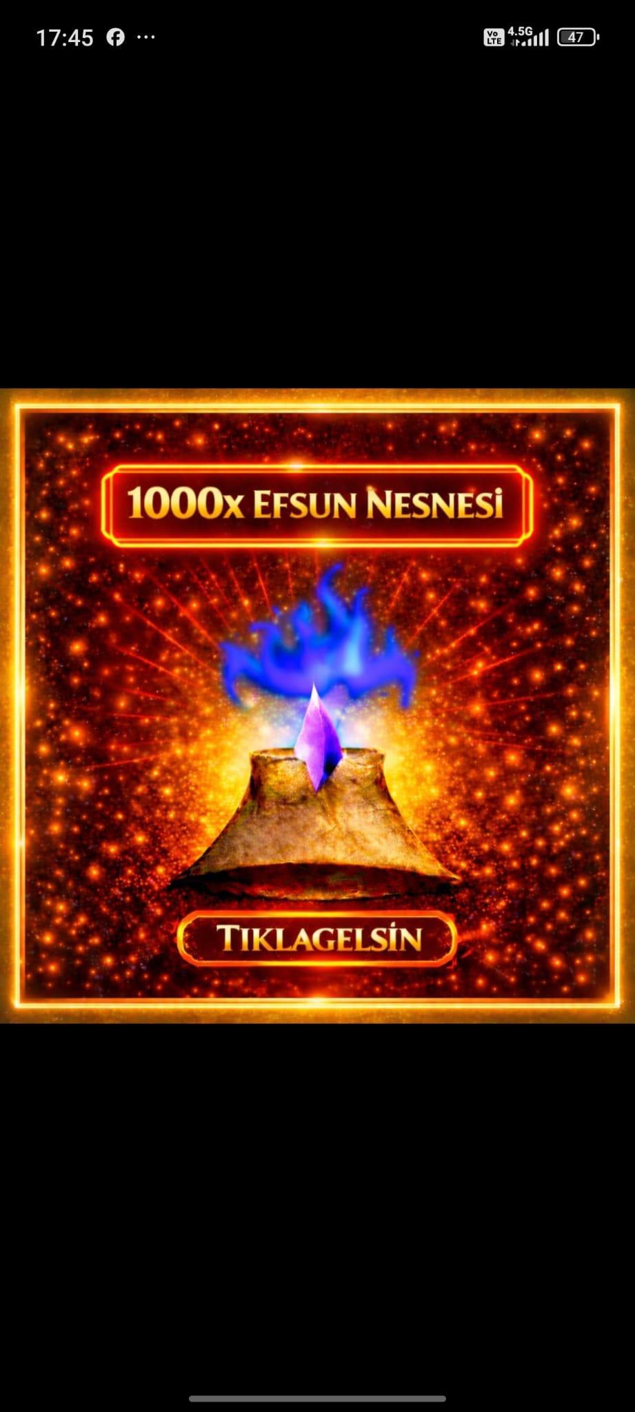 1000 adet efsun