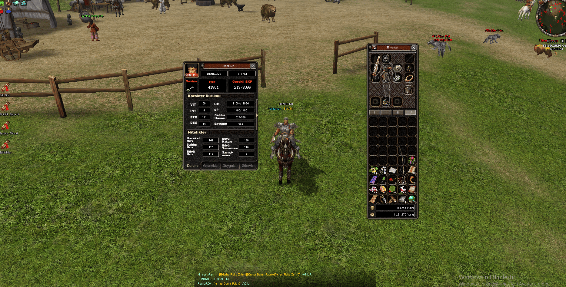 54 LVL DOYUMLUK BEDO İTEMLİ