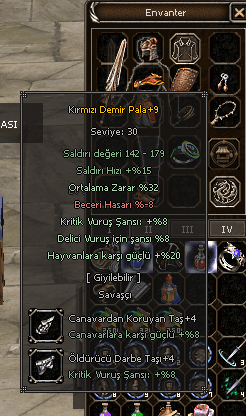 +9 32 ORT 20 HAYVAN 8 DELİCİ 8 KRTİK  4 FUL TAŞ KDP BELEŞ