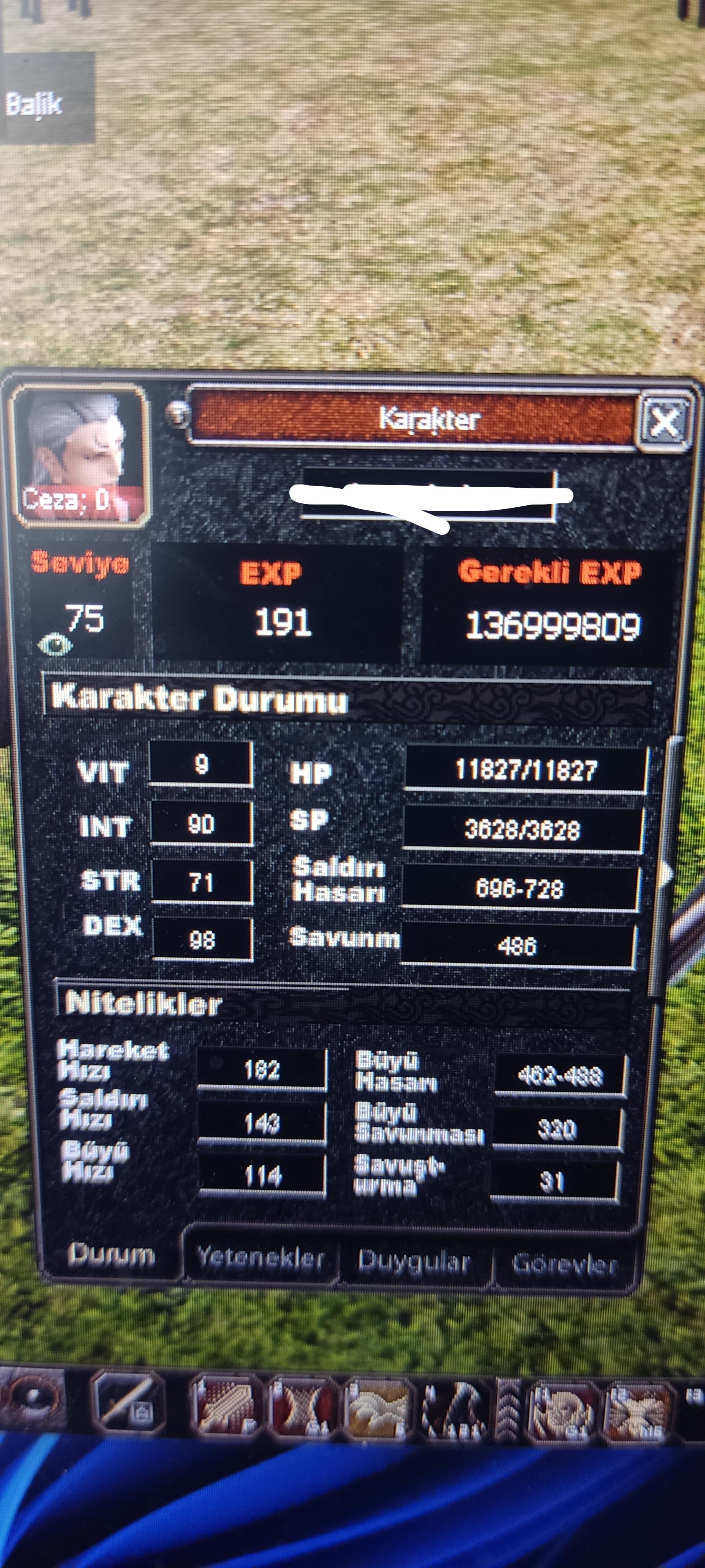 75 büyülü silah boş