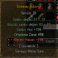 45 ort +0 DOLUNAY