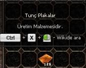 200 ADET TUNÇ PLAKA