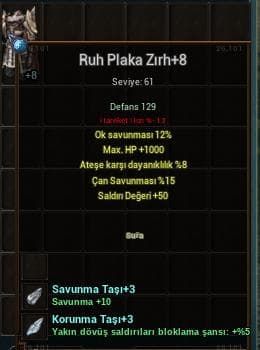 +8 RUH PLAKA SATILIR 50STR 1K HP
