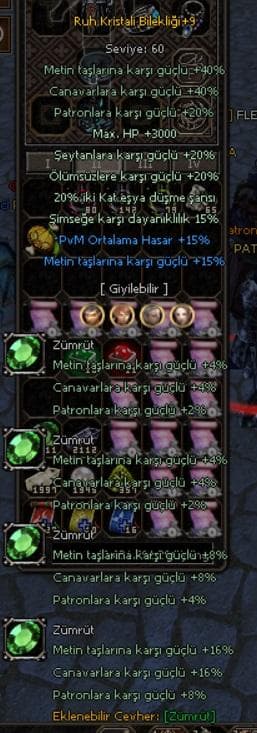 +9 PERMA CEVHERLİ PVM METİNLİ RUH BİLEKLİĞİ