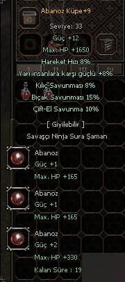 +9 ABANOZ TATLI ELİT TEKLİF VER