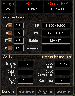 35 LEVEL BEDENSEL
