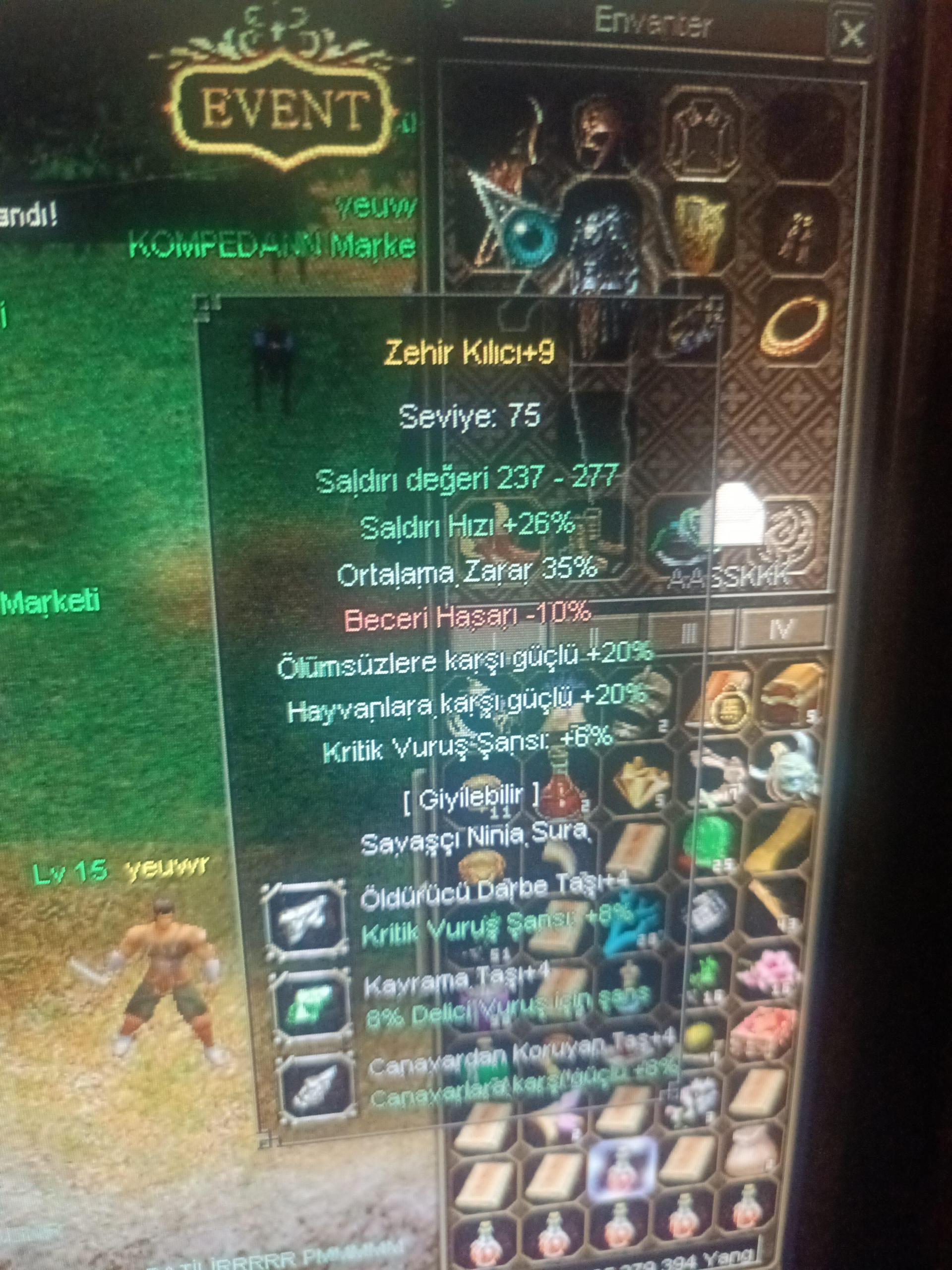 +9 zehirlerrrr