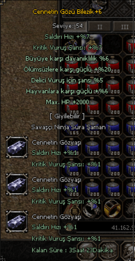 +6 CENNET BİLEZİK KULELİK ELİT