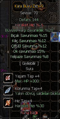 KARABÜYÜ ZIRH