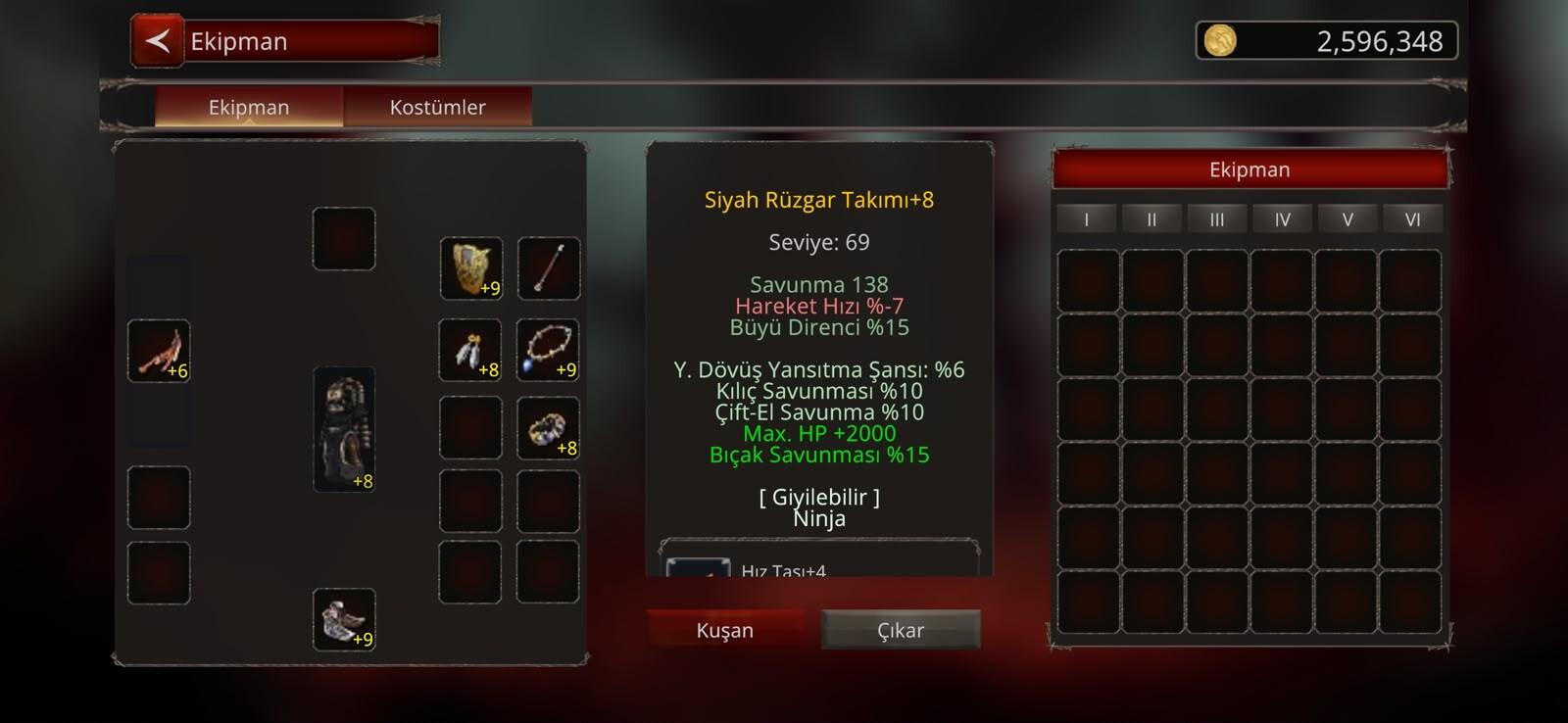 BU FİYATA YOK 90 LVL İTEMLİ BIÇAKÇI