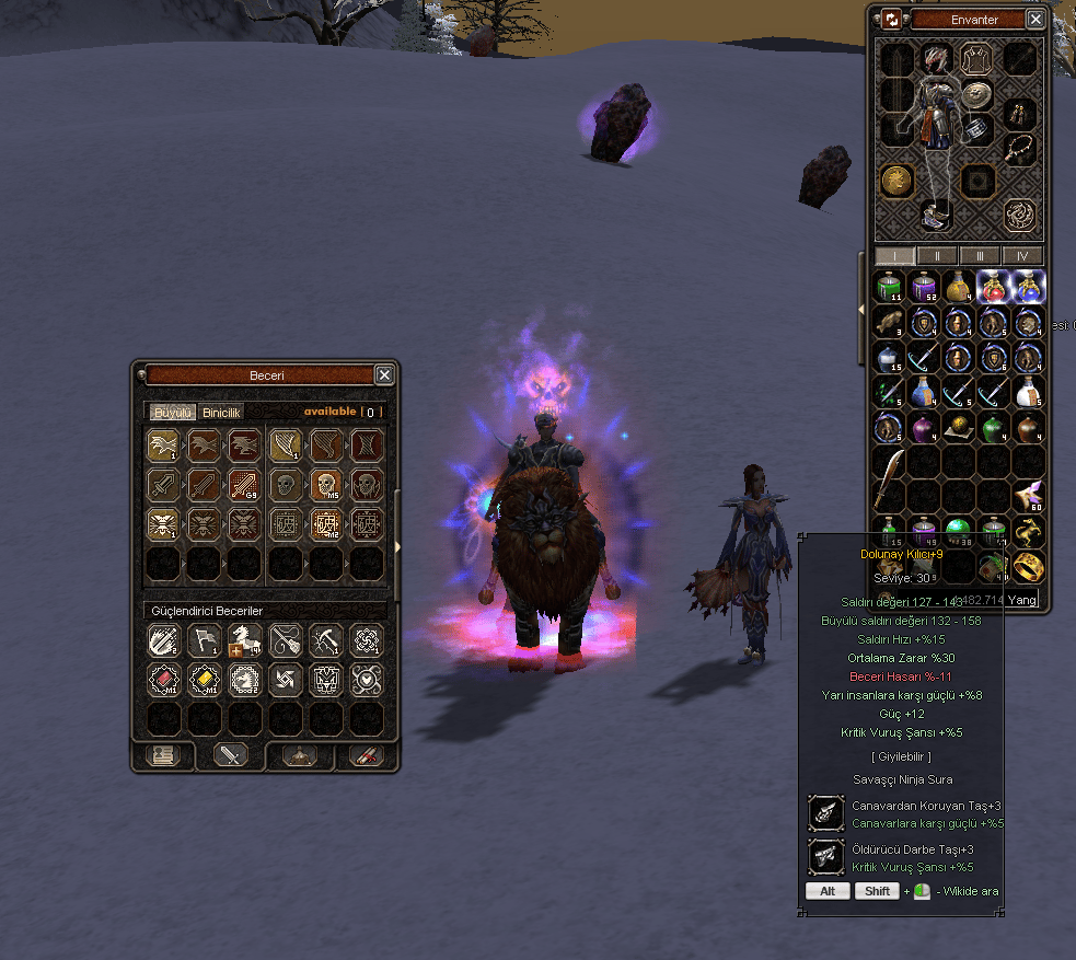 FIRSAT *55 LVL BÜYÜLÜ SİLAH SURA 12 K METİN HSR 45 KRT SHAMAN İLE*