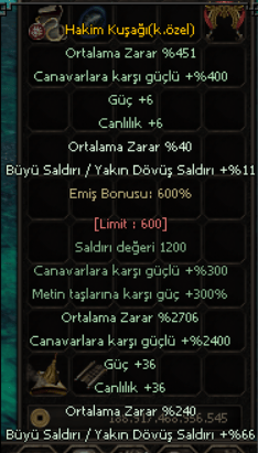 600 EMİŞ 2700 ORT ELİT KUŞAK