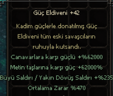 GÜÇ ELDİVENİ +42 UYGUNA