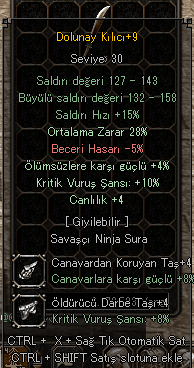 28 ORT 18 KRİTİK +4 TAŞLI METİN CANAVARI DOLUNAY