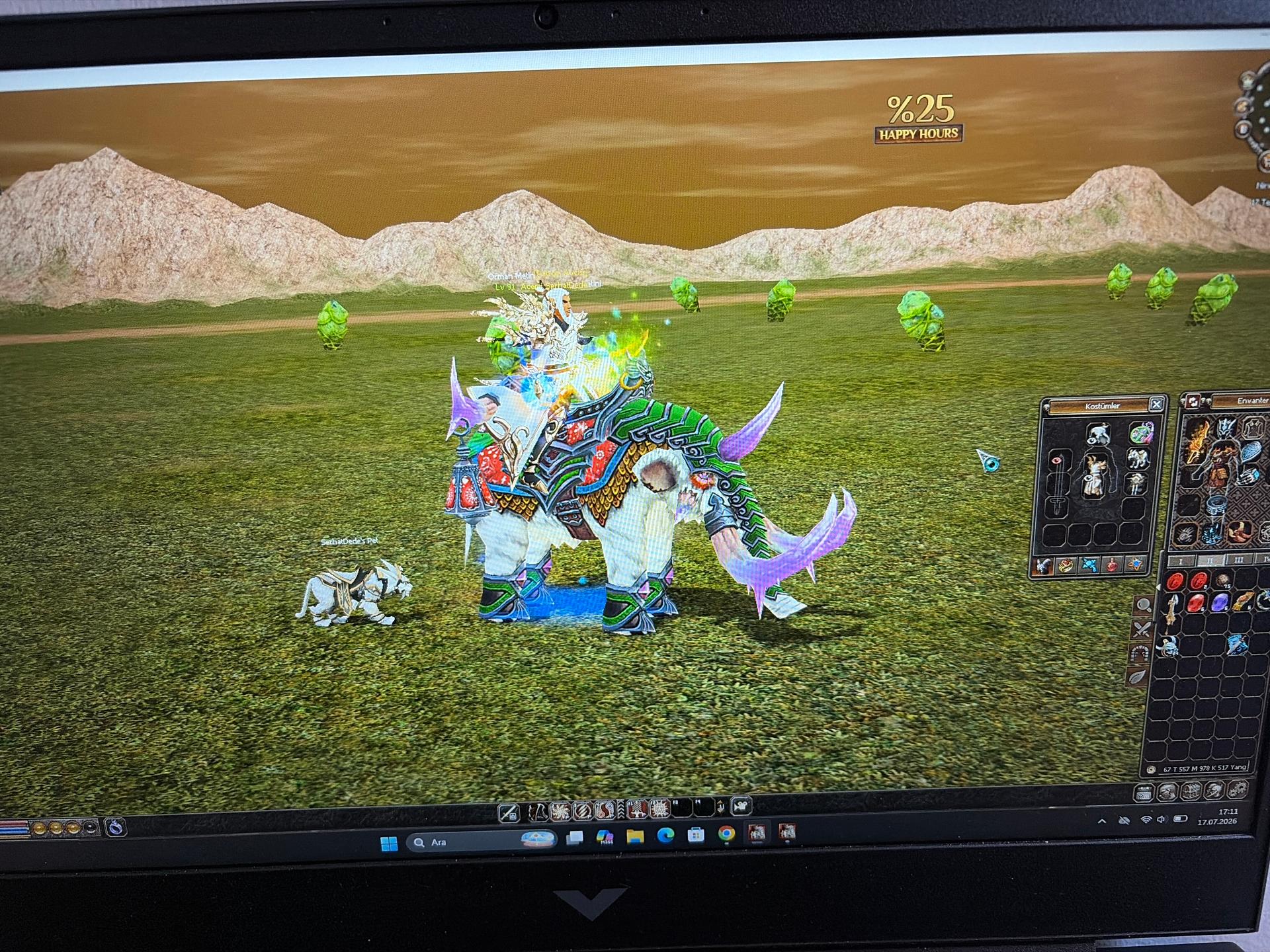 91 lvl full savaşçı hesap 1200 TL ölü fiyata