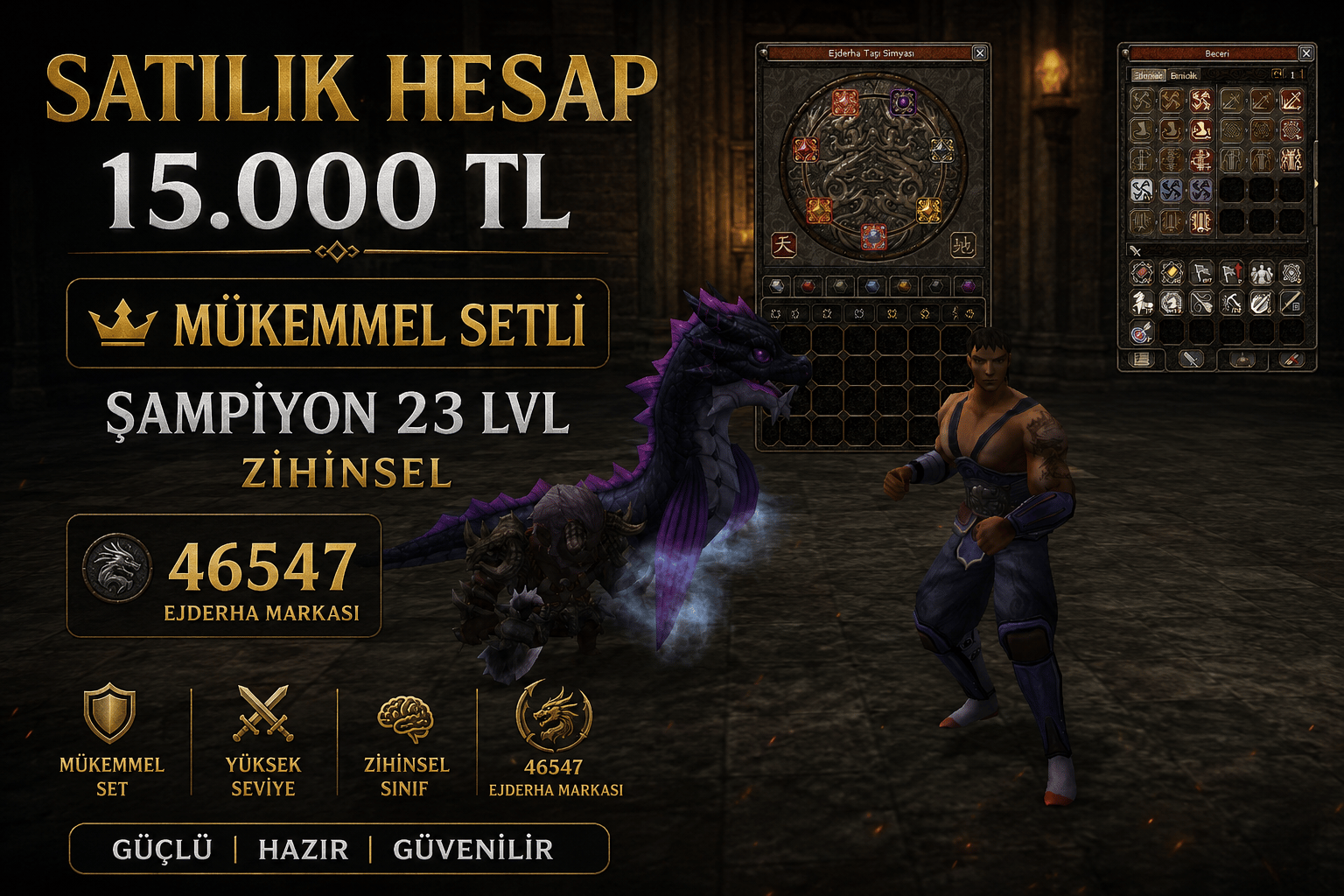 İtemsiz Zihinsel Şampion 23 LVL