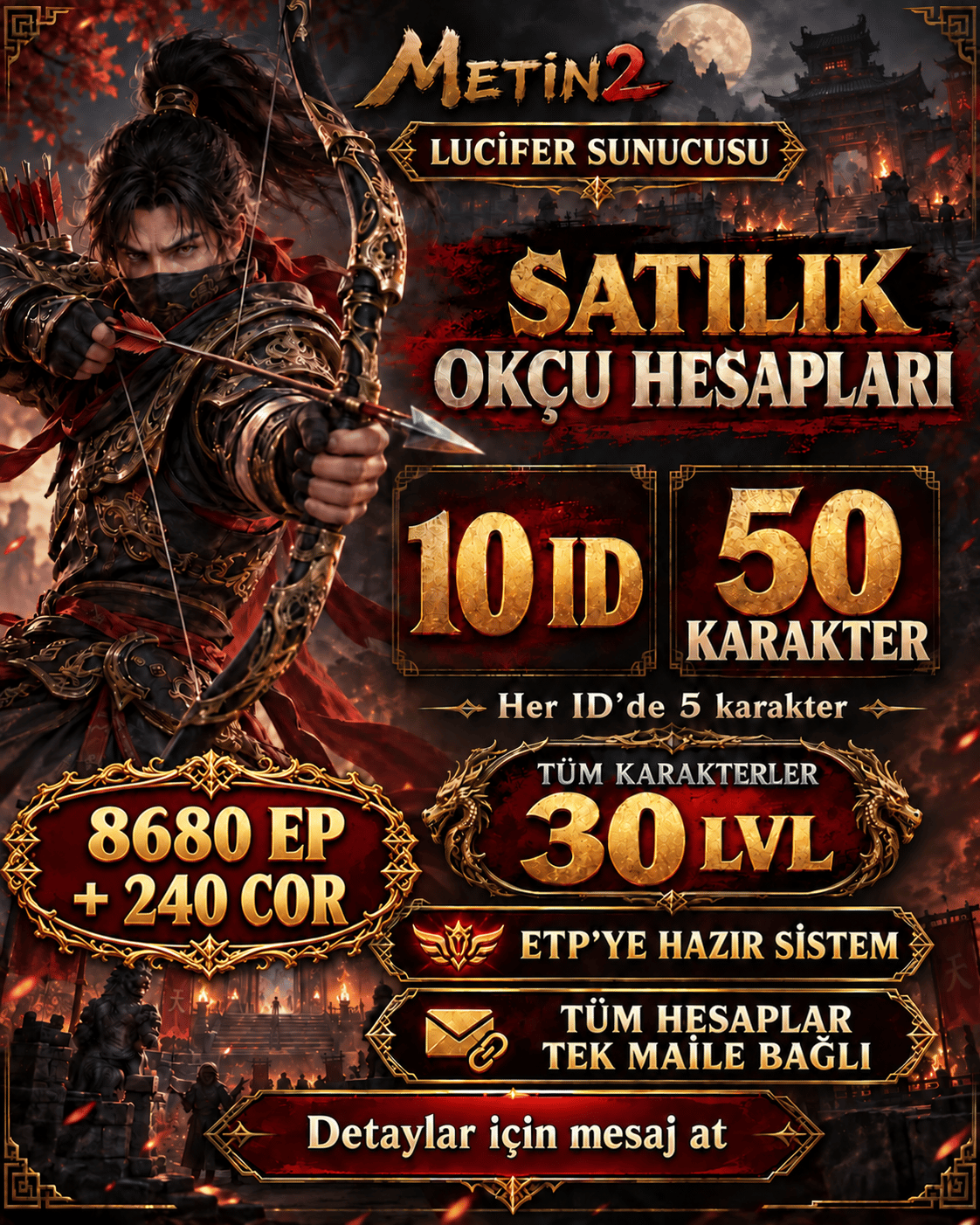 LUCİFER 10 İD 10*5 50 ETP HAZIR SİSTEM AÇIKLAMA OKU...