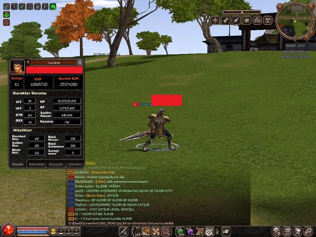 61 LEVEL ZİHİNSEL ÖRÜMCEK 2. KAT YOK EDİYOR 54 LV ŞAMANI İLE BERABER