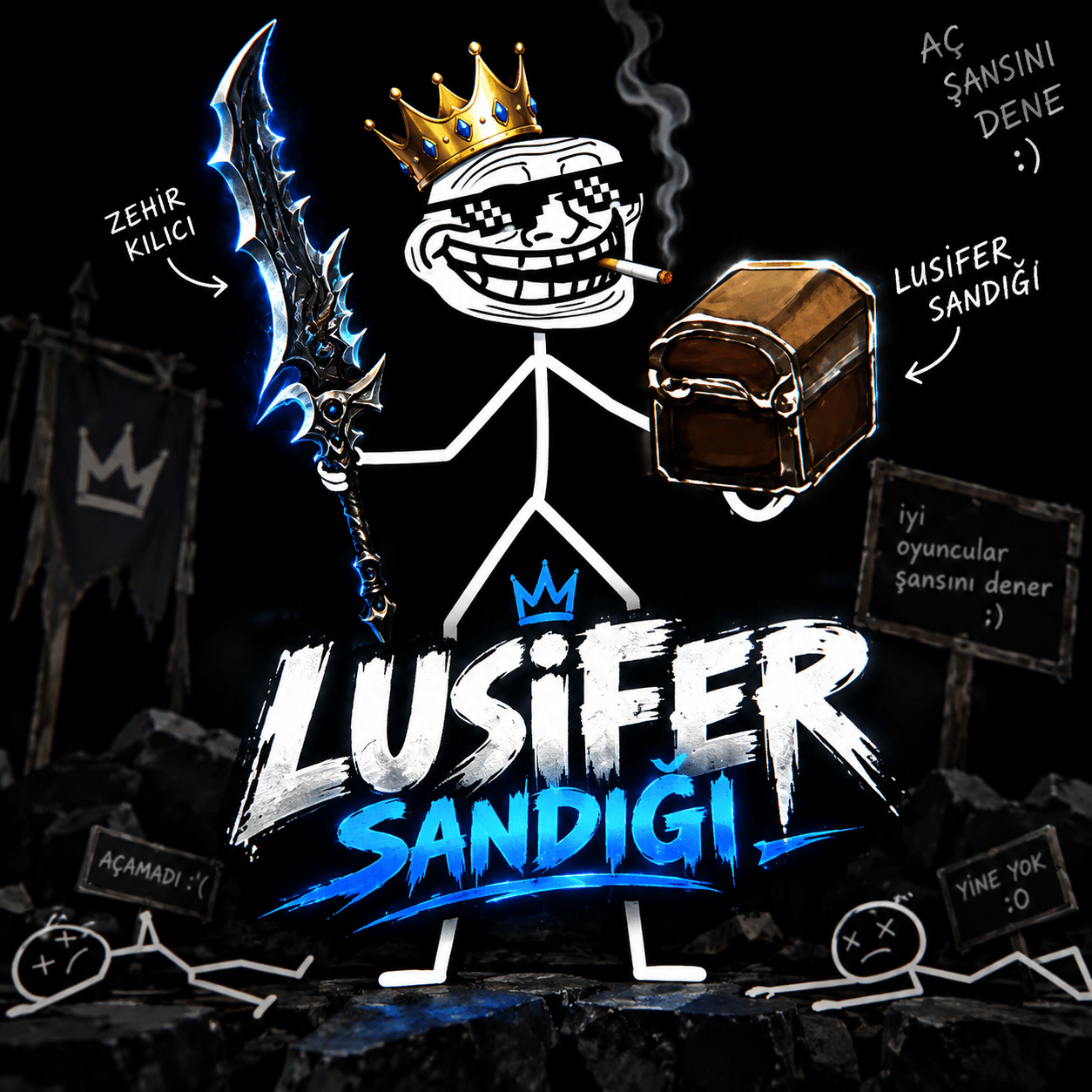 LUSİFER SANDIK SİPARİŞİ ALINIR MESAJ ATMAN YETERLİ SINIRSIZ SATILIR!!