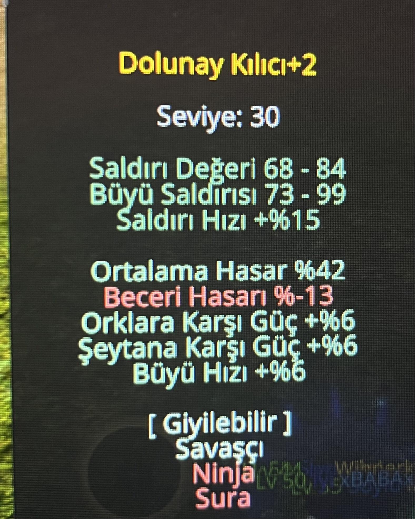 +2 42 ORT(6 Şeytan/6 Ork)