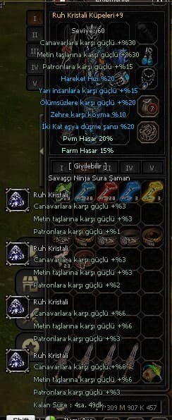 +9 Ruh küpe