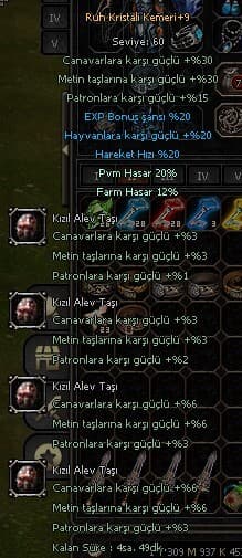 +9 ruh kemer