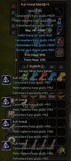 +9 Ruh bileklik