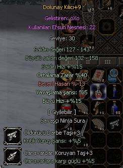 50 LVL ELİT B.SİLAH SURA DETAYLAR İÇERDE