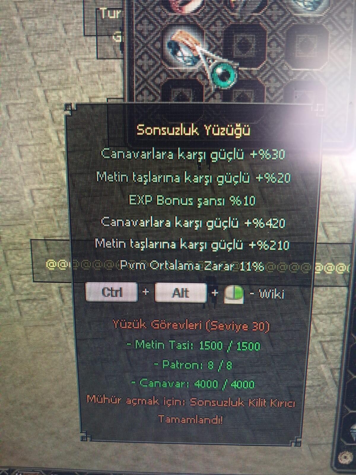 max level sonsuzluk yüzüğü