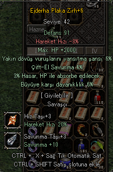 47 LVL BEDENSEL FULL İTEMLİ