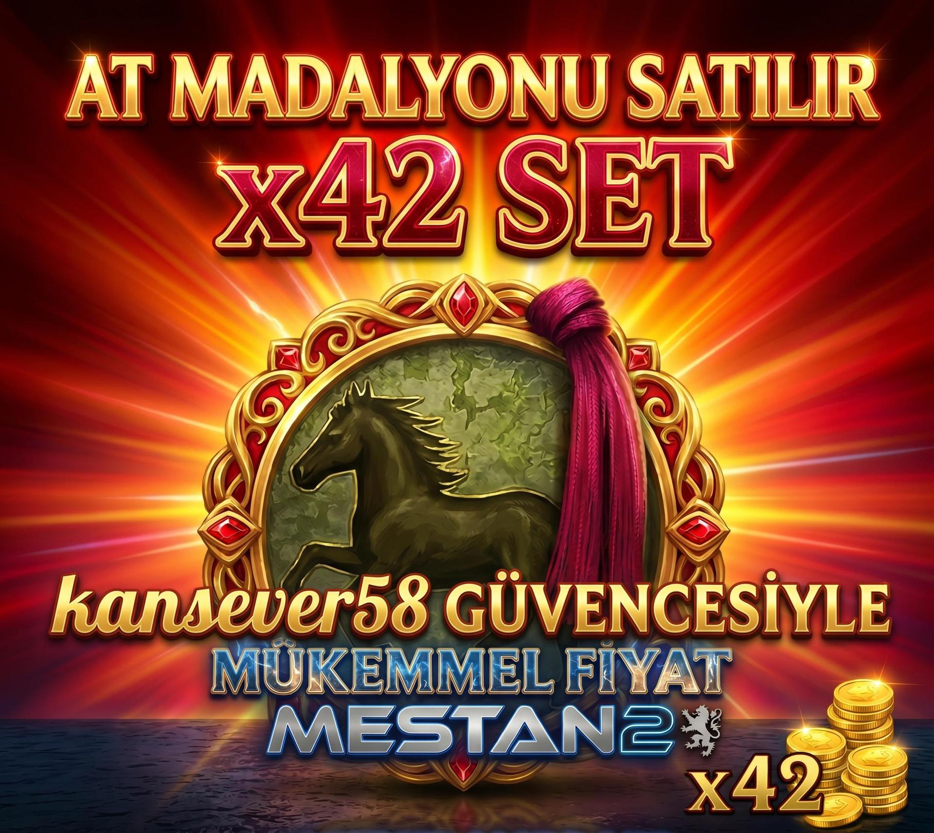 42x AT MADALYONU SET - MÜKEMMEL ÖTESİ FİYAT !