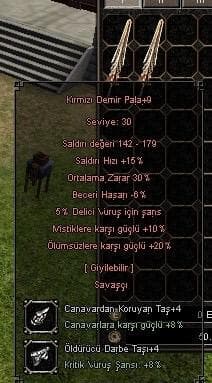KULE CANAVARI +9 30 ORT 20 ÖLÜMSÜZ 4 TAŞLI KDP