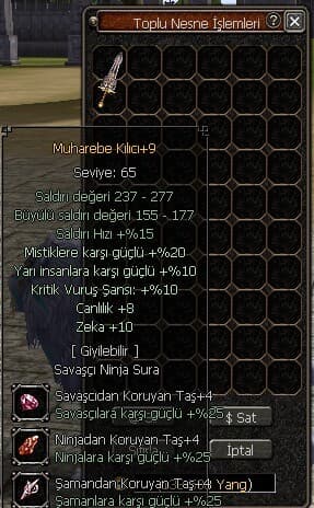 MUHAREBE KILICI +9