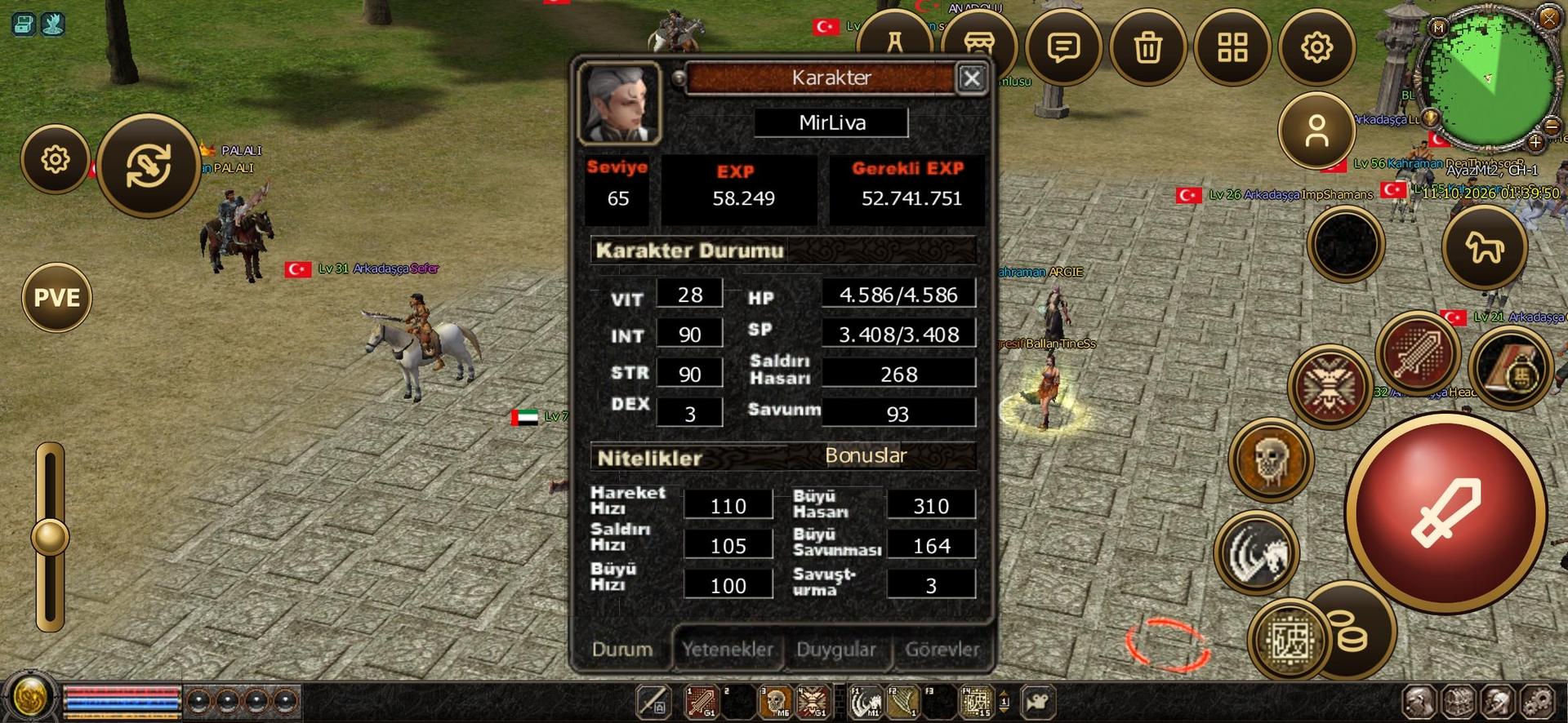 68 LW VE 65 LW SURA iki hesap birden
