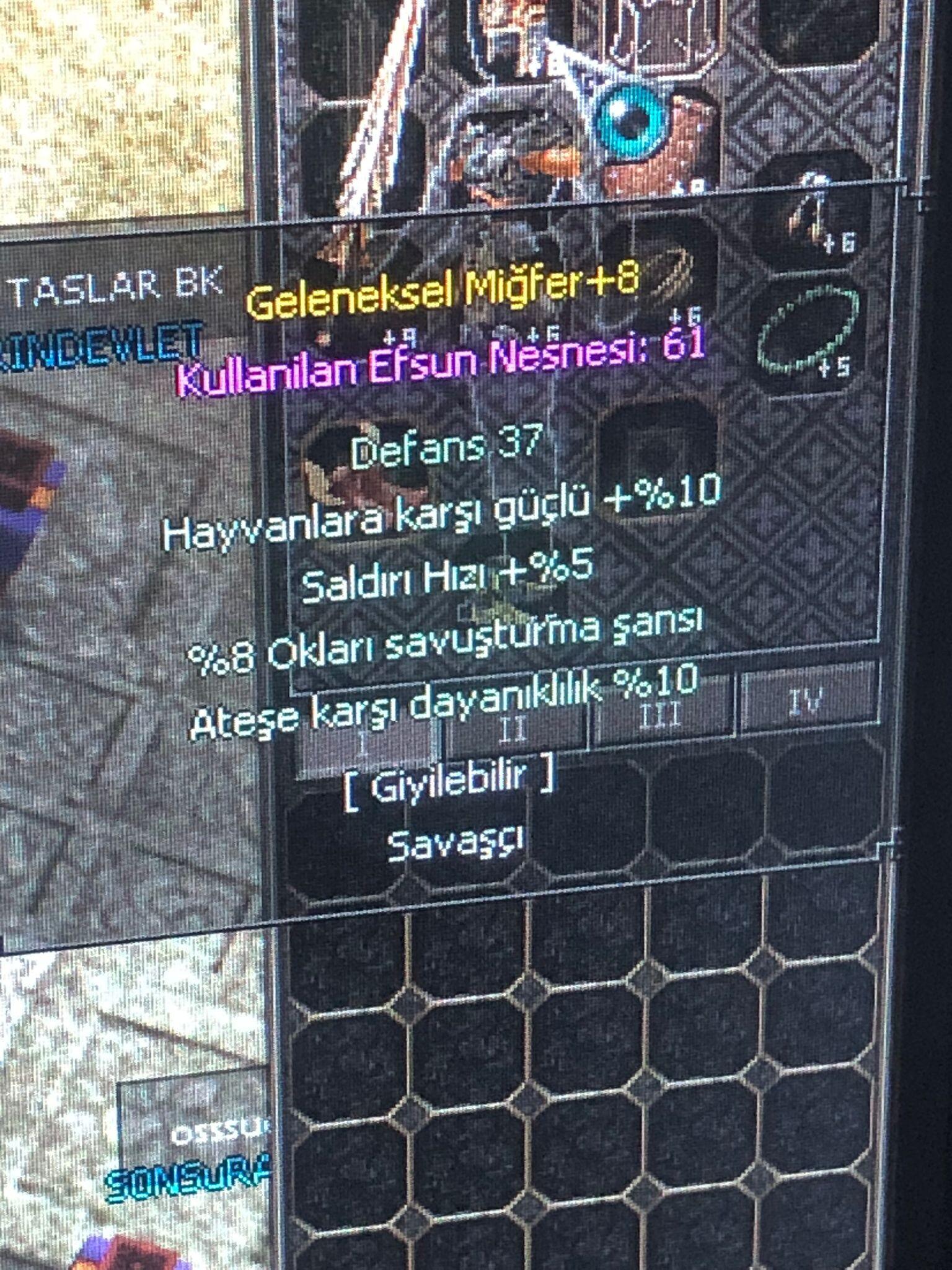 DOYUMLUK 8 MİĞFER SATILIR