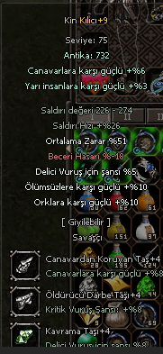 +9 KİN KILICI 51 ORT P6