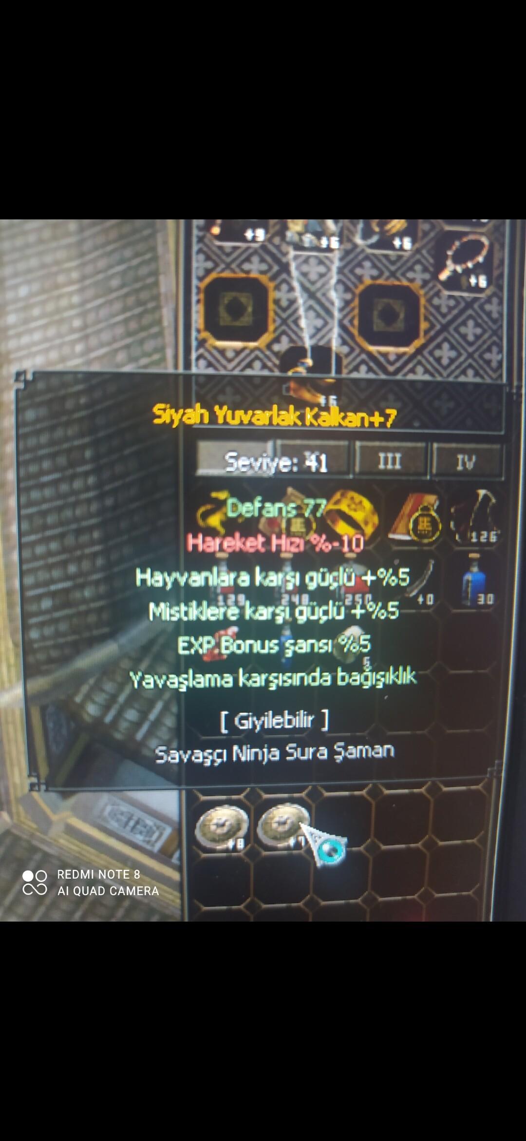 +7 SİYAH YUVARLAK KALKAN