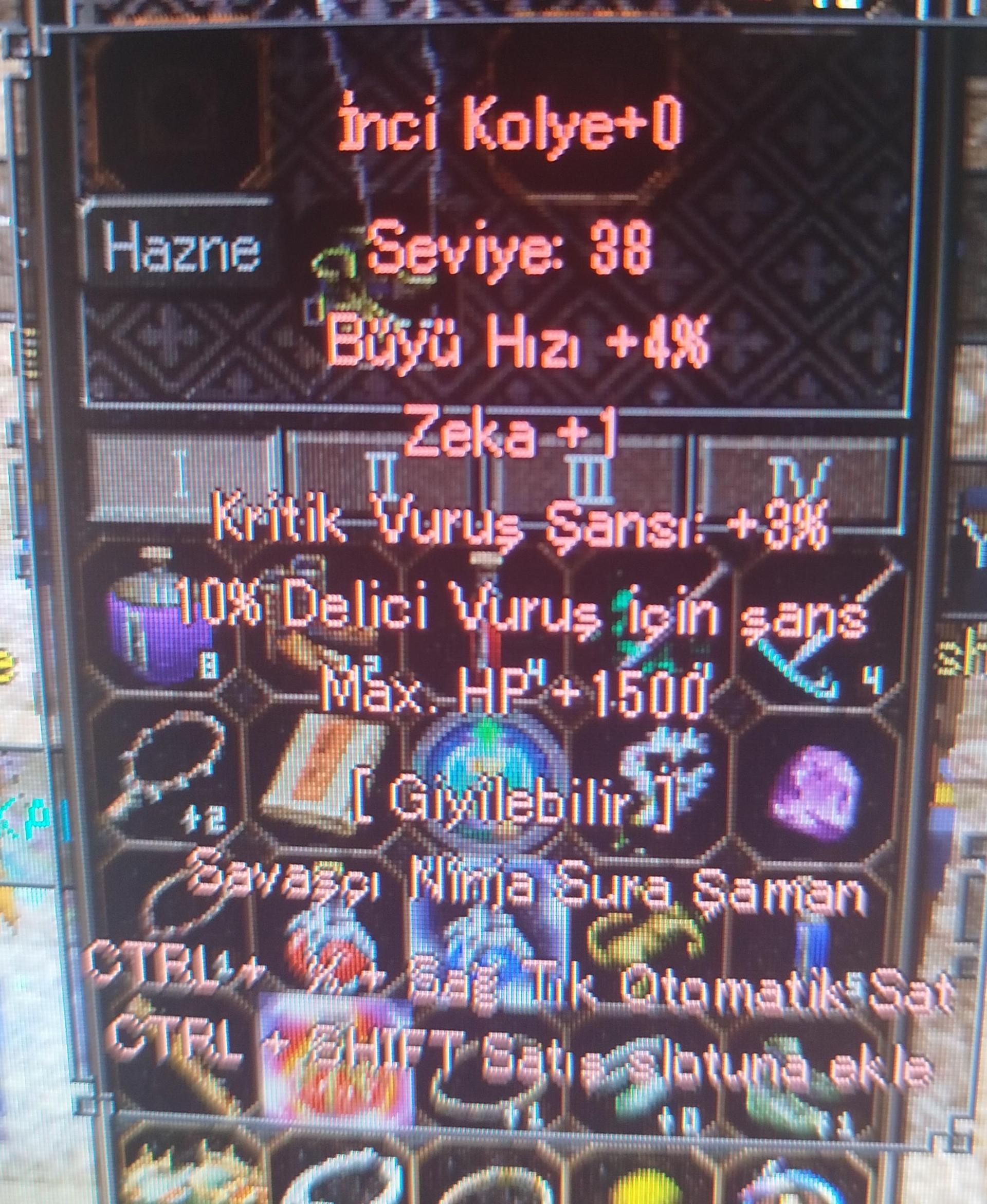 Süper inci kolye