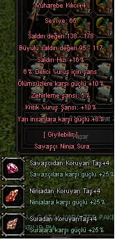 Muho Efsunlu +4 Taşlı