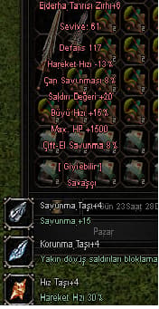 E.T Hp STR +4 TaşLı