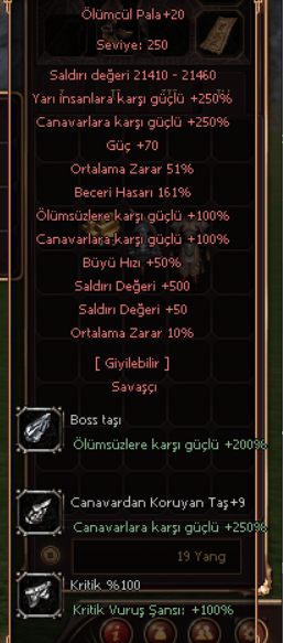 +20 PALA VE YANINDAKİLER ZIRH BAAR