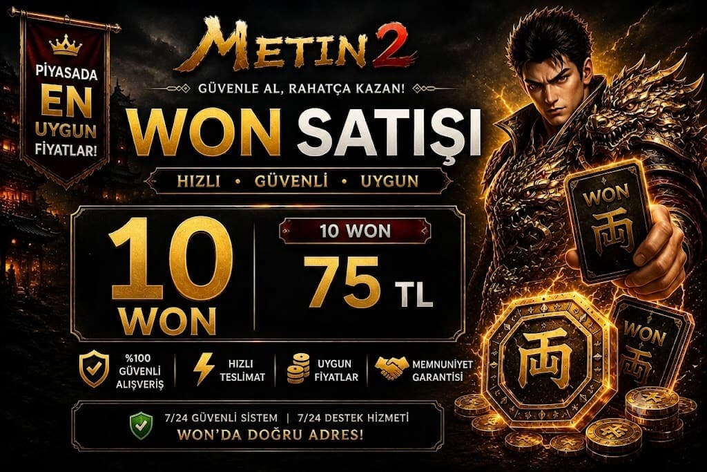 10 WON 75TL TANESİ 7,5TL ANINDA TESLİMAT