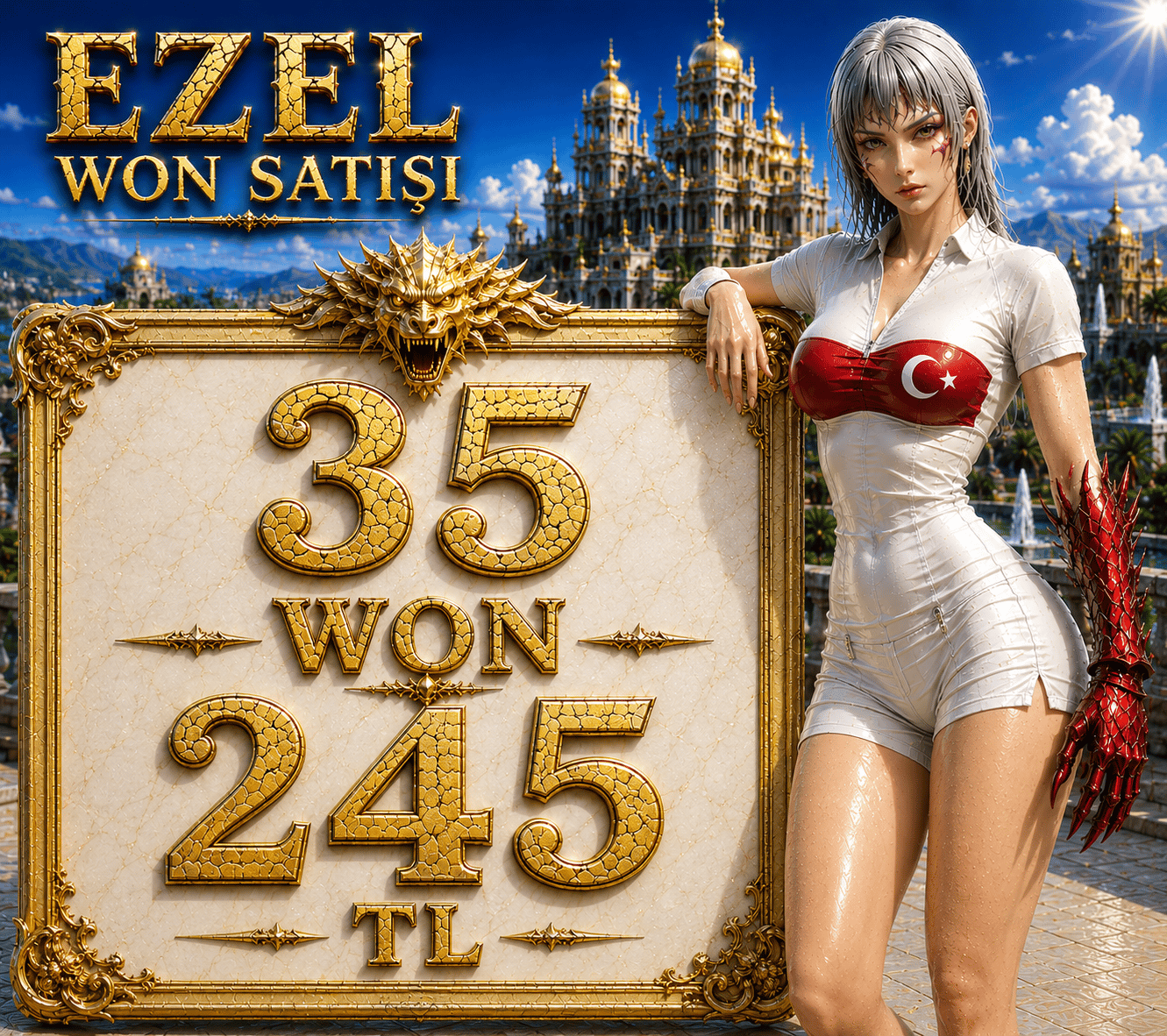 35 WON 245TL ANINDA TESLİMAT AKTİFİM