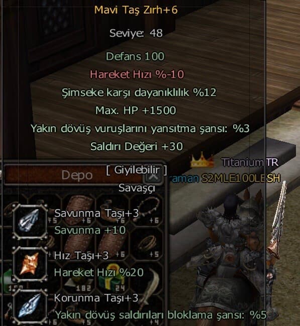 +6 MAVİTAŞ ZIRH