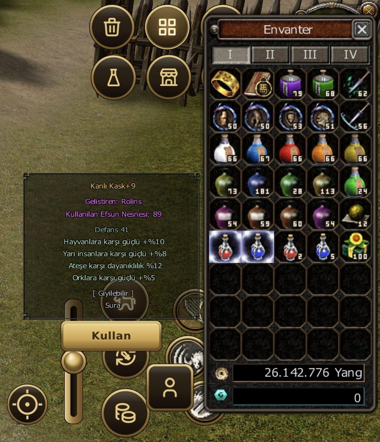 55LVL SURA 3GLİ İTEMLİ BİYOLOG HATİRA AT 21 DOYUM CANAVARLI SATILIR